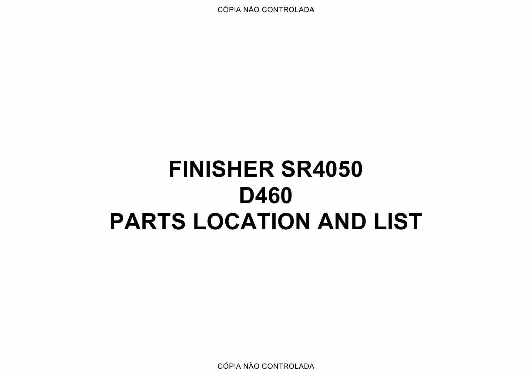 RICOH Options D460 FINISHER-SR4050 Parts Catalog PDF download-1 RICOH Options D460 FINISHER-SR4050 Parts Catalog PDF download-1